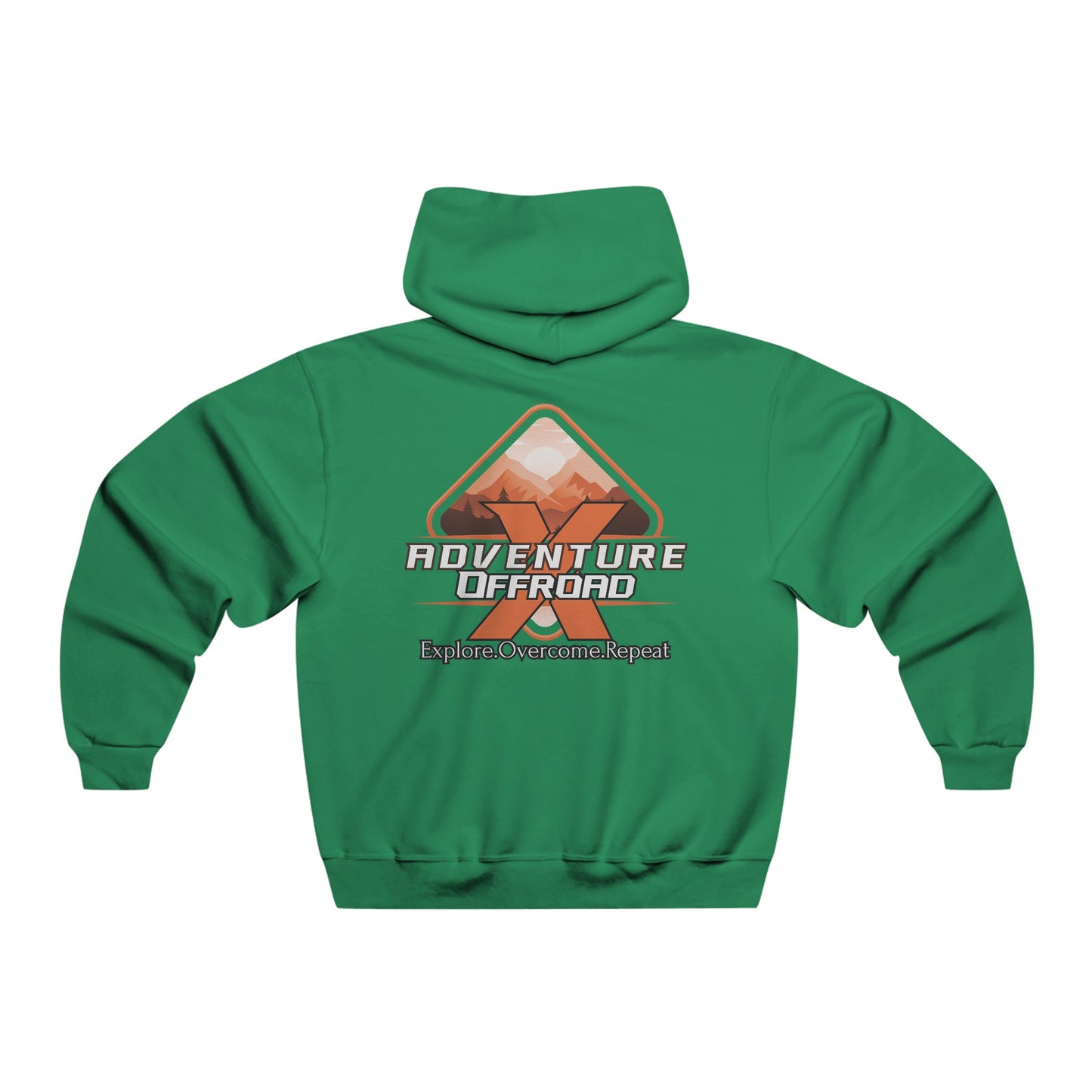 Adventure X Offroad logo JERZEES NuBlend Hoodie